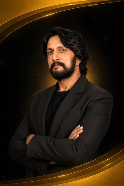 Kichcha Sudeep, Actor, Director, Producer, Screenwriter, Singer, Television Presenter — Bigg Boss host